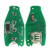 For VW Touareg 3+1 button  keyless go smart key remote key with ID46 PCF7945AC Hitag（VGA） 315MHZ