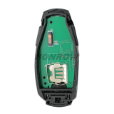 For VW Touareg 3+1 button  keyless go smart key remote key with ID46 PCF7945AC Hitag（VGA） 315MHZ