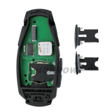 For VW Touareg 3 button  keyless go smart key remote key with ID46 PCF7945AC Hitag（VGA） 868MHZ