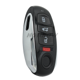 For VW Touareg 3+1 button  keyless go smart key remote key with ID46 PCF7945AC Hitag（VGA） 315MHZ