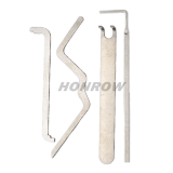 HUK 33PCS/SET Tension Wrench Locksmith Replacement Turning Tool / Double Head Tension Wrench Combination Llocksmith Tool