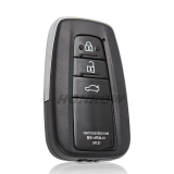 For Toy 2 button remote key blank can put vvdi toyota smart pcb card