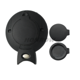 For BMW MINI 3 Button remote key blank ,the battery place on the back.