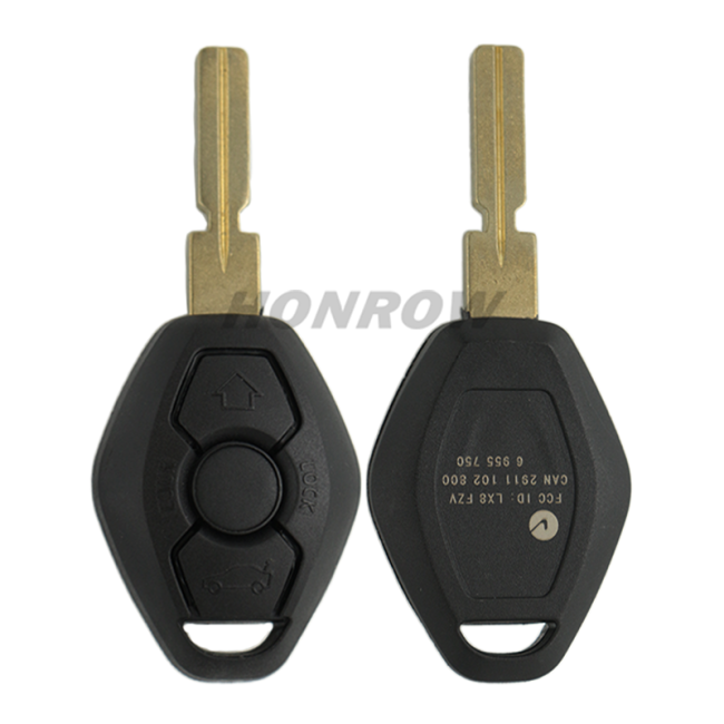 For BM 3 button remote key shell  with 4 track