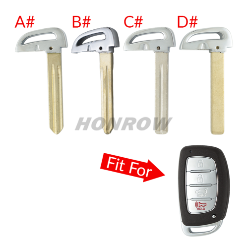 For Hyundai remote key Blade，please choose the key blade type.