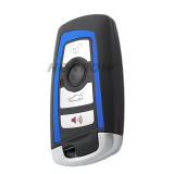 For BMW 7 series 3+1 button  remote key blank with Key Blade