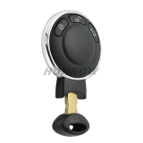 For BMW MINI 3 Button remote key blank ,the battery place on the back.