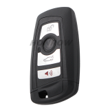 For BMW 7 series 3+1 button  remote key blank with Key Blade