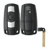 For BM 5 series 3 button remote key blank with blade