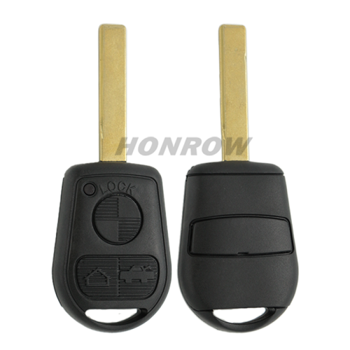 For BM 3 button Remote key shell with 2 track blade (new style)