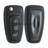 For Ford Mondeo 3 button flip remote key blank ( Black Color)