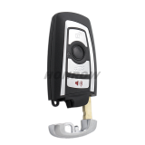 For BMW 7 series 3+1 button  remote key blank with Key Blade