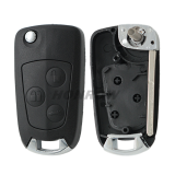 For Fo 3 button flip remote key blank