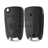 For Fo 3 button flip remote key blank