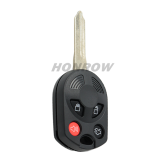 For Fo 4 button remote key blank(3 parts)