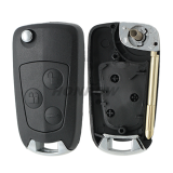 For Fo 3 button flip remote key blank