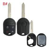 For Ford 3/4/5 button remote key blank