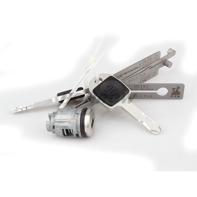 Lishi Tool HU181-Harley davidson 2 in 1 lock pick lishi style lock pick  2 in 1 tool For Harley motorcycle