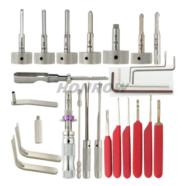 HUK Universal set tool for main and auxiliary locks of safe