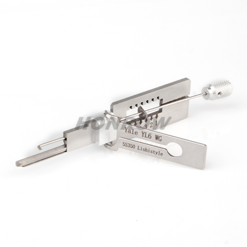 Lishi Tool Yale YL6 WG SS350 2 in 1 lock pick lishi style lock pick  2 in 1 tool