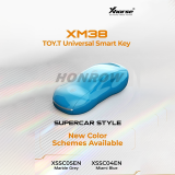 XHORSE XSSC04EN XM38 TOY.T Univesal Smart Key Supercar Style 3 Buttons English Version for VVDI VVDI2 Programmer Support for Toyota type 4D 8A 4A all in one