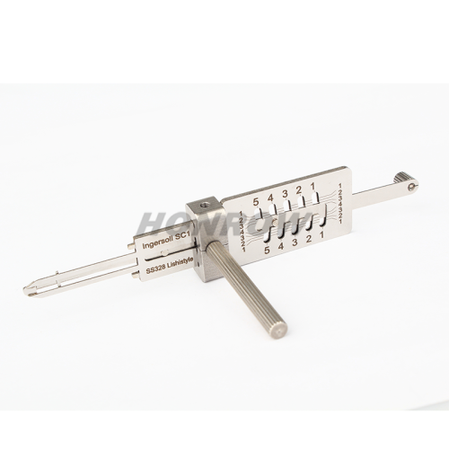 Lishi Tool SS328 SS327 ingersoll SC1 2 in 1 lock pick lishi style lock pick  2 in 1 tool
