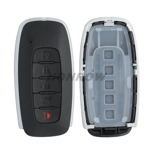 For Nissan 4+1 button smart key blank