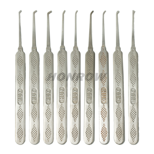 For 18pcs lock pick and locksmith tools