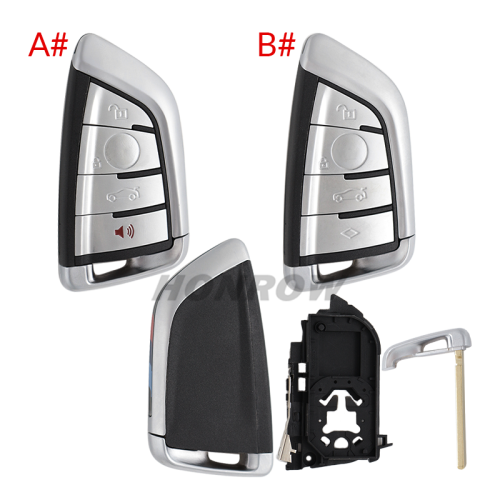 For BMW G Series 4 button Car Remote Key Shell