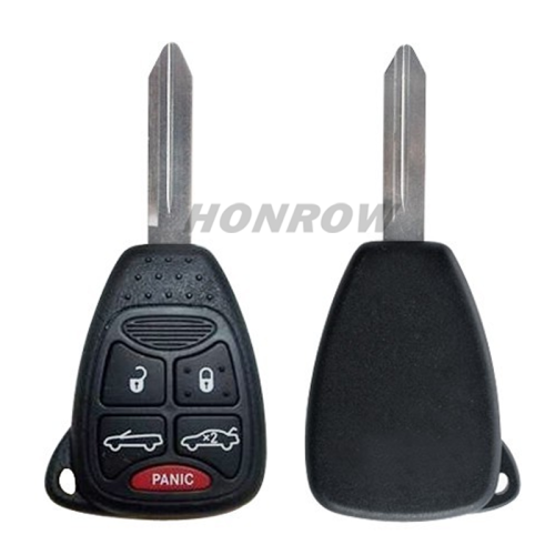 Copy For High Quality GTL Chrysler 4+1 button remote key shell Stronger enhanced Version