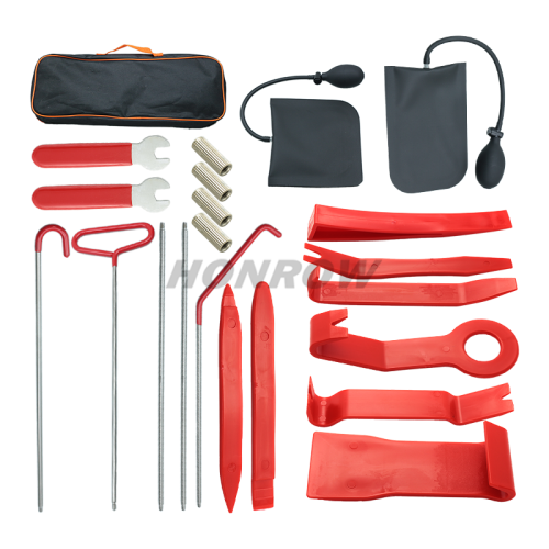 Car Door Repair Hand Tools Wedge Pump Locksmith Thickened 21pcs Kit Air Cushion Emergency Open Unlock Long Reach Grabber Tool Set