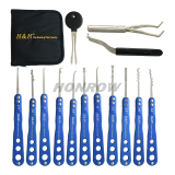 For Champion series （House lock and car lock）stainless pick set  14-in-one