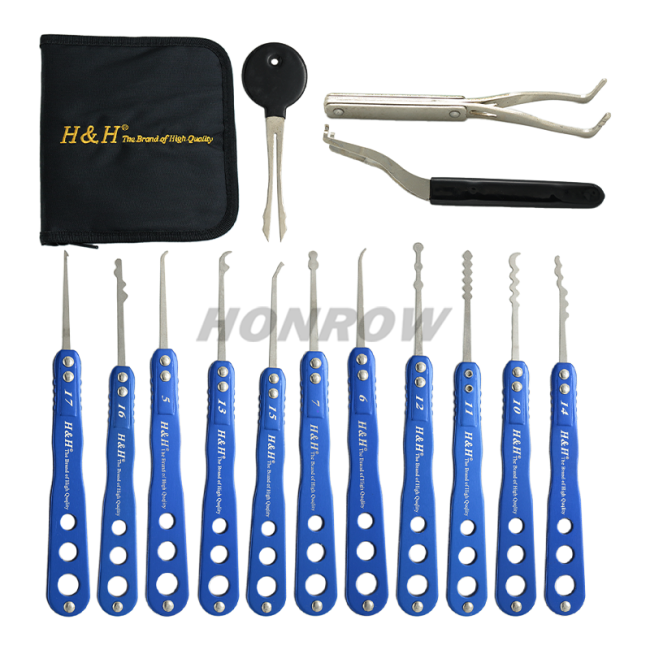 For Champion series （House lock and car lock）stainless pick set  14-in-one