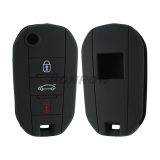 For Peugeot, Citroen 3 button silicon case (black,blue ,red. Please choose the color)