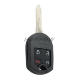 For GTL Ford 4 buton remote key shell with H72 key blade enhanced version