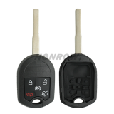 For GTL Ford 5 buton remote key shell with HU101 key blade enhanced version