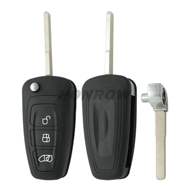 For Ford 3 button Transit Custom key shell