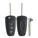 For Ford 3 button Transit Custom key shell