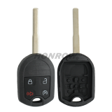 For GTL Ford 4 buton remote key shell with HU101 key blade enhanced version