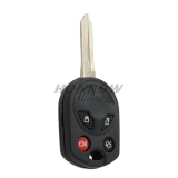 For GTL Ford 4 buton remote key shell with H72 key blade enhanced version