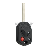 For GTL Ford 4 buton remote key shell with HU101 key blade enhanced version