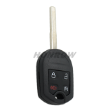 For GTL Ford 4 buton remote key shell with HU101 key blade enhanced version