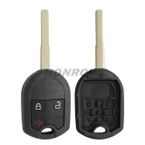 For GTL Ford 3 buton remote key shell with HU101 key blade Stronger enhanced version