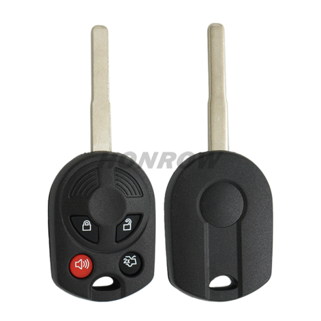 For GTL Ford 4 buton remote key shell with HU101 key blade enhanced version