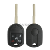 For GTL Ford 5 buton remote key shell with HU101 key blade enhanced version