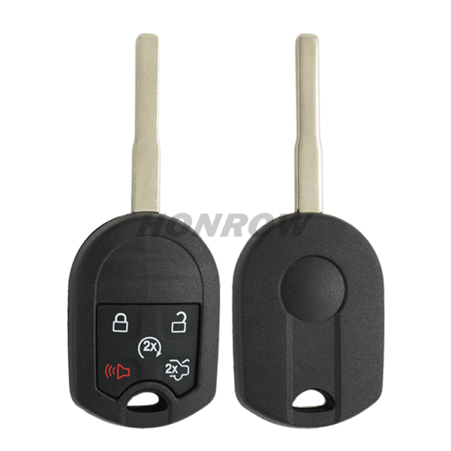 For GTL Ford 5 buton remote key shell with HU101 key blade enhanced version