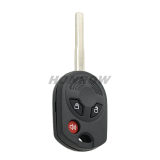 For GTL Ford 3 buton remote key shell with HU101 key blade enhanced version