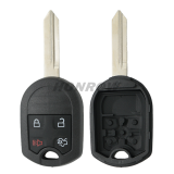 For GTL Ford 4 buton remote key shell with H72 key blade enhanced version
