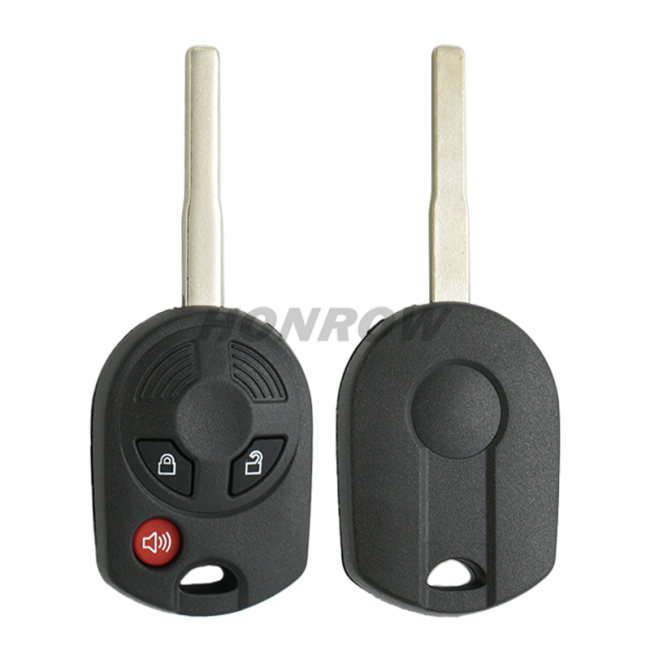 For GTL Ford 3 buton remote key shell with HU101 key blade enhanced version