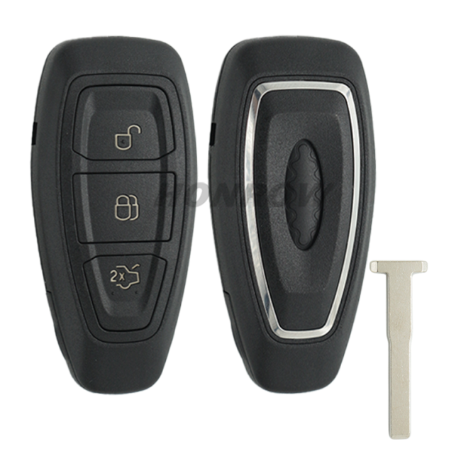 For Ford Focus  3 button  remote key shell with  T  type blade